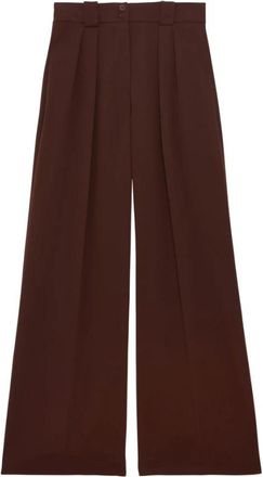 Ines De La Fressange Marl&egrave;ne Broek - Dames - Wijde Broeken - Bruin - XS - Broeken