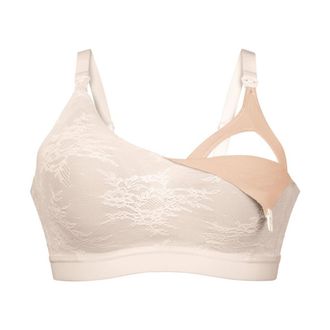 Anita Womens Essentials Lace - Still- Mit Schale Bra - Champagne Polyamide - Size Large