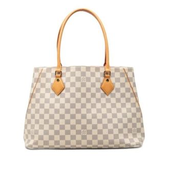 Louis Vuitton Pre-owned Damier Azur Shoulder Tote - Pre-owned - Mujer - Blanco - ONE SIZE