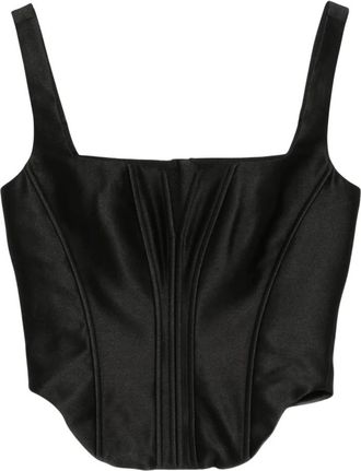 Self Portrait Dames, Tops, Zwart, Maat: XS