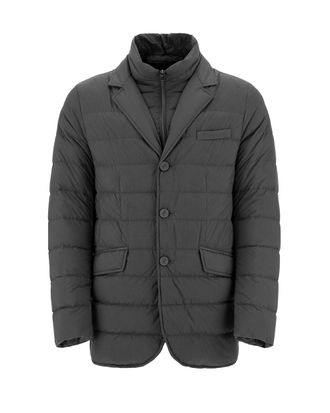 Herno Anthracite Grey Double Padded Down Jacket