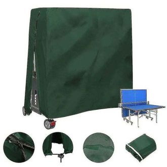 OEM Funda Impermeable Y Antipolvo Para Mesa De Ping-pong De Exterior, 165x70x185cm, Verde -crezuo