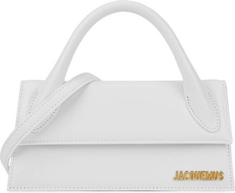 Jacquemus Le Chiquito Long Leather top Handle bag - White - One Size