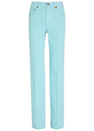 Chlo&eacute; Straight-leg Jeans - Turquoise - 27 (W27 / UK8-10 / S)