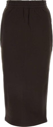 Prada Dark Brown Cotton Skirt