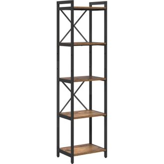 vidaXL Bookcase Old wood 40 x 30 x 153 cm Engineered wood vidaXL