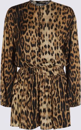 Roberto Cavalli Leopard Dress
