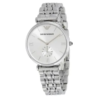 Emporio Armani Classic Silver Dial Mens Watch AR1819