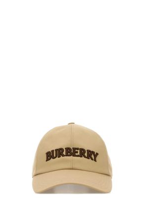Burberry Beige Logo Baseball Hat
