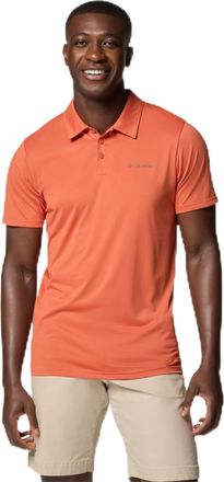 Columbia Mens Standard Hike Polo, Tuscan Heather, S