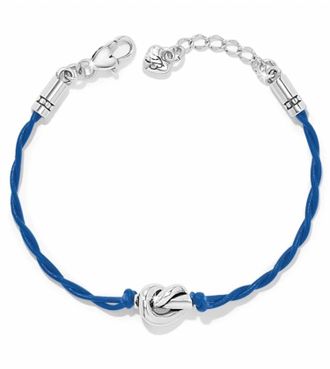 Brighton Womens Interlok Bracelet In Blue / Silver