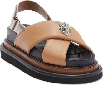 Kurt Geiger Orson Platform Slingback Sandal in Camel at Nordstrom Rack, Size 9.5Us / 40.5Eu