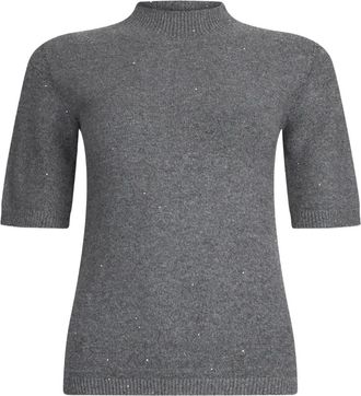 Liu Jo Maglione con collo rialzato - Grigio