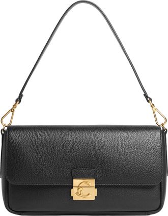 Coccinelle C-Me Lock Large Bag In Black