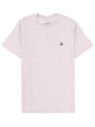 Vivienne Westwood Neutrals Orb Logo Cotton T-Shirt