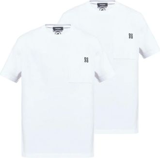 Dsquared2 T-shirt con logo - Bianco
