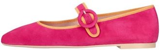Pretty Ballerinas Square Toe Suede Mary Jane in Pink at Nordstrom, Size 38.5
