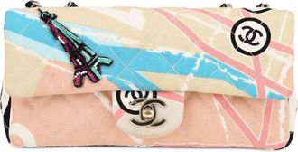 Chanel 2006 mini Timeless shoulder bag - women - Canvas - One Size - Neutrals