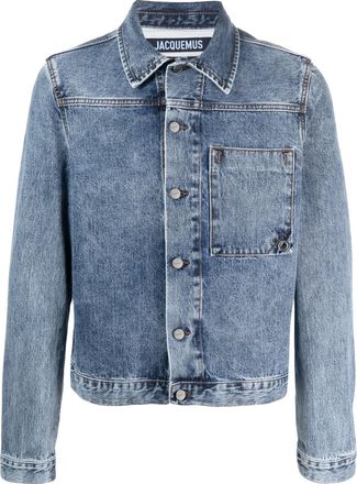 Jacquemus La Veste de Nimes Jao denim jacket - men - Cotton - 50 - Blue