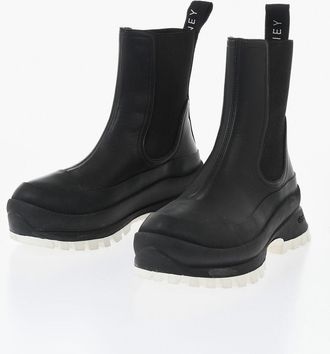Loewe Stivaletti Chelsea in Pelle e Tessuto con Suola Vibram Loewe