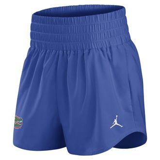 Nike Jordan Womens Florida Primary Logo One Jordan Brand Dri-FIT College Shorts in Blue | 0JOW4EVUFN-KBF