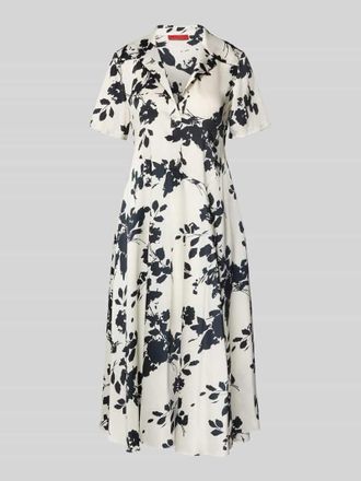 Max & Co. A-Linie Freizeitkleid mit Allover-Muster Modell BALTA in Weiss, Gr&ouml;&szlig;e 32