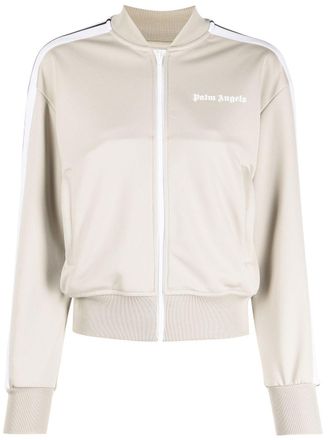 Palm Angels Trainingsjack met logoprint - Beige