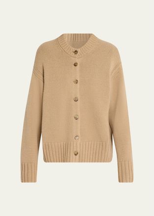 Guest In Residence Cozy Cashmere Crewneck Cardigan
