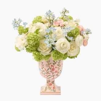 Mrs. Alice Pink Small Chinoiserie Tole Urn Vase at Nordstrom