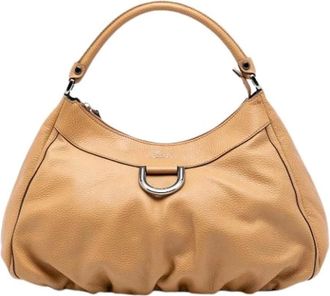 Gucci Pre-owned Shoulder Bags, female, Brown, Size: ONE SIZE Pre-owned The Abbey D-Ring Shoulder Bag