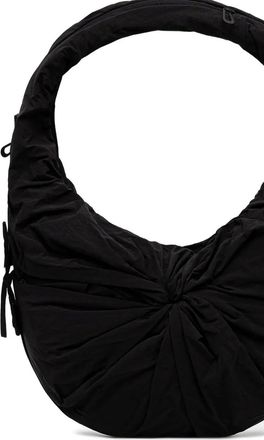C&ocirc;te & Ciel Po Smooth gathered-detail shoulder bag - Black