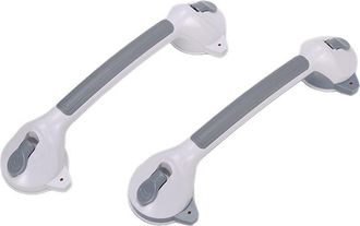 OEM Barra De Apoyo Para Ducha Pcs Sin Necesidad De Taladrar, 42,5 Cm, Barra De Apoyo Para Ducha Extra&iacute;ble Con Ventosa, Barra De Apoyo Para Ba&ntilde;o, Asas Con 