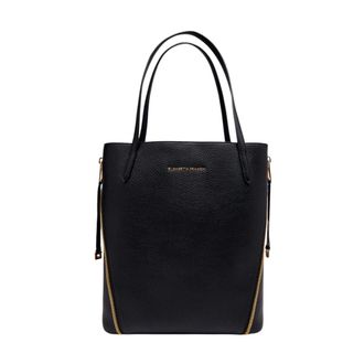 Elisabetta Franchi Bolso Shopper con Cremallera - Bags - Mujer - Negro - ONE SIZE