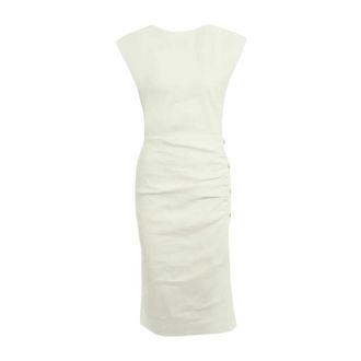 Pinko Longuette Dress - female - PINKO - Midi Dresses - White - XL - Dresses