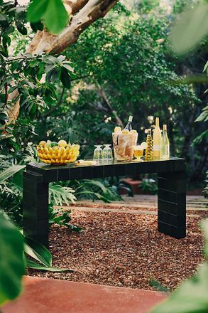 Anthropologie Mallorca Tile Console Table