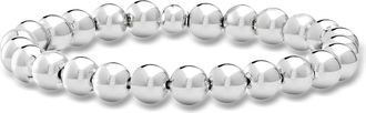 Ross-Simons Italian 8mm Sterling Silver Bead Stretch Bracelet
