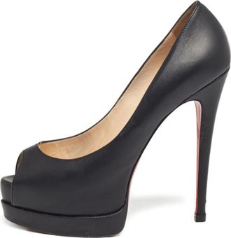 Christian Louboutin Sandali in pelle 140mm - Nero