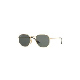 Ray-Ban Authentieke Hexagonale Bril Premium Kwaliteit - unisex - Zonnebrillen - Geel - 54 MM - Accessoires