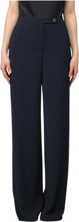 Emporio Armani Dames, Broeken, Blauw, Maat: M