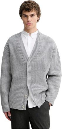Nanushka Truien & Vesten, Heren, Grijs, L, Wol, Varten Cardigan