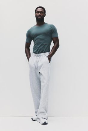 H&M Muscle Fit Sports T-shirt With Drymove in Dusty Green at Nordstrom, Size Xx-Large