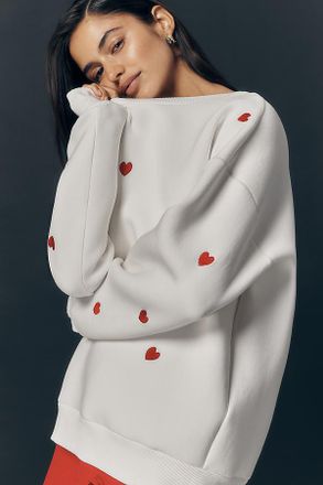 English Factory Oversized Heart Icon Sweater