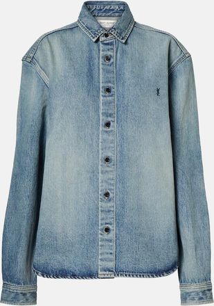 Saint Laurent Cassandre denim shirt