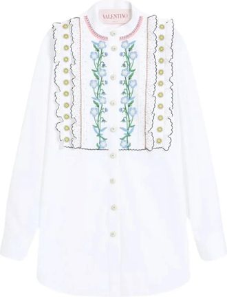 Valentino Garavani Camicia con ricamo - Bianco