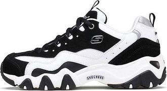 Skechers (WMNS) Skechers Dlites GS White/Black 99999069-BKW