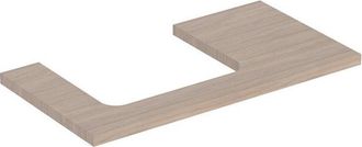 Keramag Placa De Lavabo Geberit One, Recortable A La Izquierda, Para