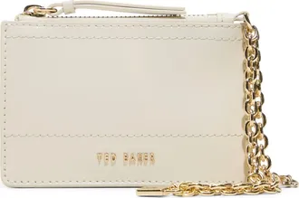Ted Baker Sutton Charm Wallet in White/Bone at Nordstrom Rack