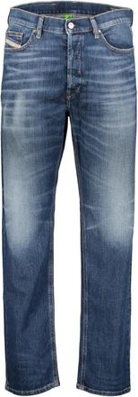Diesel Straight Jeans - Heren - Slim Fit Jeans - Blauw - W36 - Katoen - Jeans