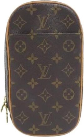 Louis Vuitton Pre-owned Belt Bags, male, Brown, Size: ONE SIZE Pre-owned Monogram Shoulder Bag