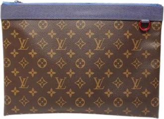 Louis Vuitton Pre-owned Clutches, female, Brown, Size: ONE SIZE Pre-owned Fabric Clutch
